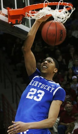 Which university did Anthony Davis attend for college basketball?