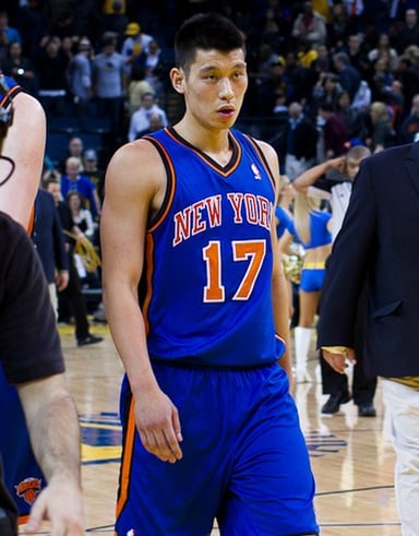 How many times was Jeremy Lin named to the Time 100 list of most influential people?