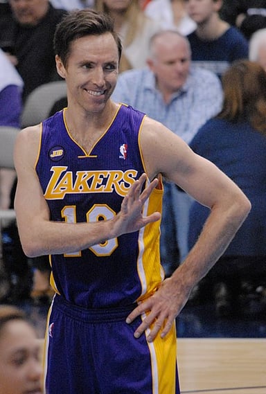 In which year was Steve Nash named one of Time's 100 most influential people in the world?