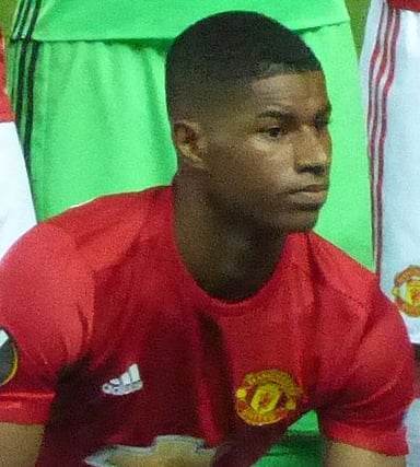 What is the age of Marcus Rashford?