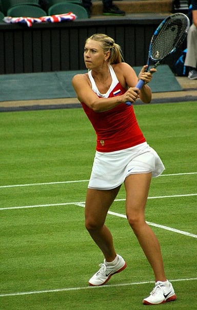 Which position has Maria Sharapova held?