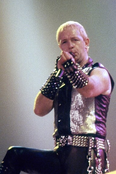 What is one of the distinct elements of Rob Halford's image?