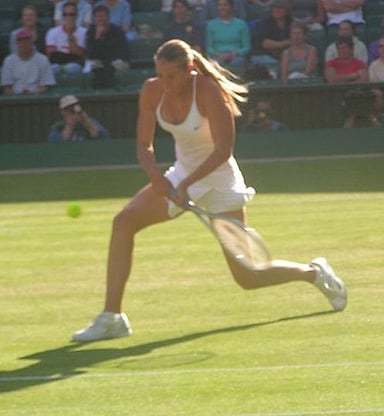 What is Maria Sharapova known for in the sports world?