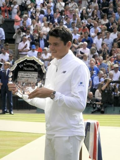 Which Grand Slam did Raonic first reach the semifinals?