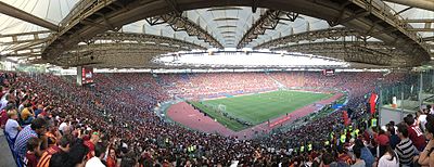What does A.S. Roma's stadium look like?