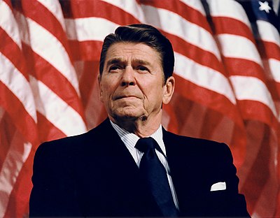 What is the rank of Ronald Reagan?
