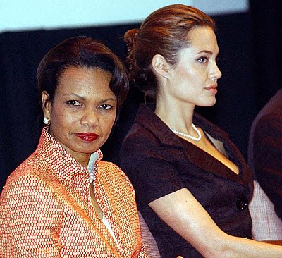 What significant events are related to Angelina Jolie? [br] (Select 2 answers)