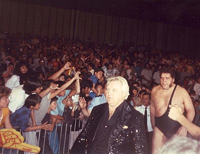 Which wrestler was André's main rival in the late 1980s?