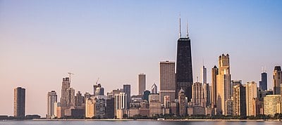 What is the size of Chicago?