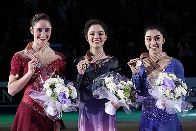 Which of these medals has Evgenia won exactly twice?