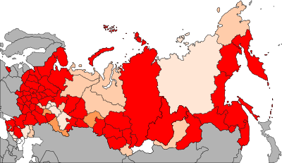 What countries share a border with Russia?