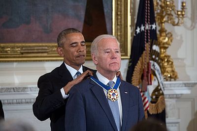 When did Joe Biden receive the Walk Of The Brave Plaque?