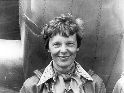 In which events did Amelia Earhart participate?