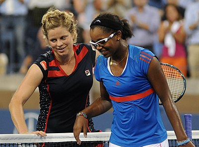 What is the name of the award for sportsmanship that Kim Clijsters won eight times?