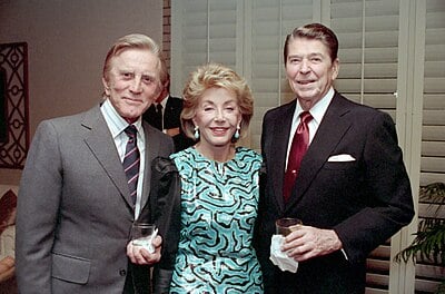 What is/was Kirk Douglas's political party?